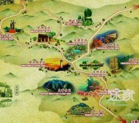 百色景点地图(长沙景点地图)