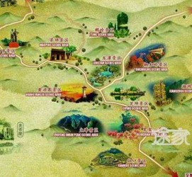 百色景点地图(长沙景点地图)