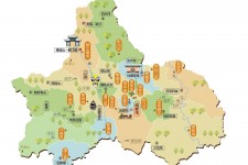 百色景点地图(景点地图手绘)