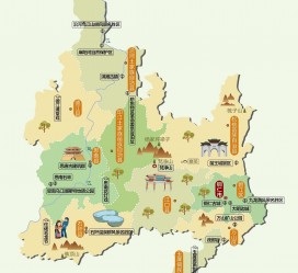 百色旅游地图(旅游地图中国景点)